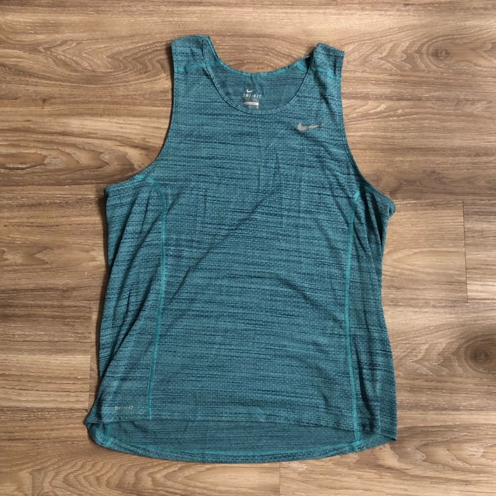 Teal Blue Nike Dri-Fit No Sleeve